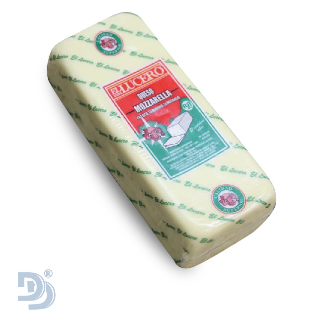 DIGRASCA_Queso Mozzarella Barra 3kg Aprox. -El Lucero-