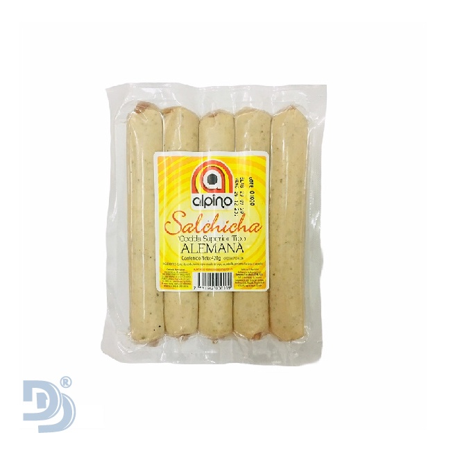 DIGRASCA_Salchicha tipo Alemana 260gr ALPINO